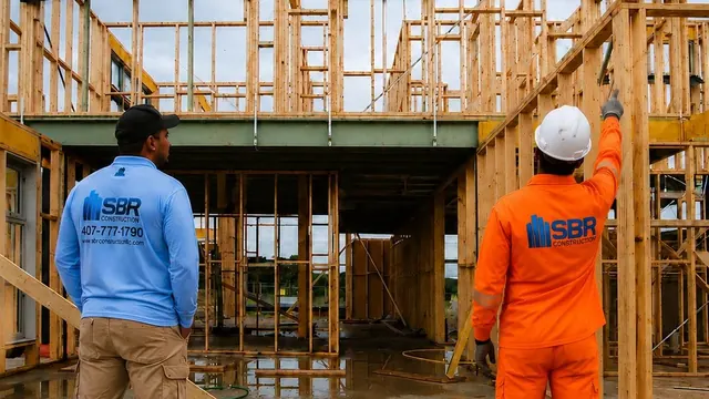 Close-up of quality trim and framing craftsmanship in a new home