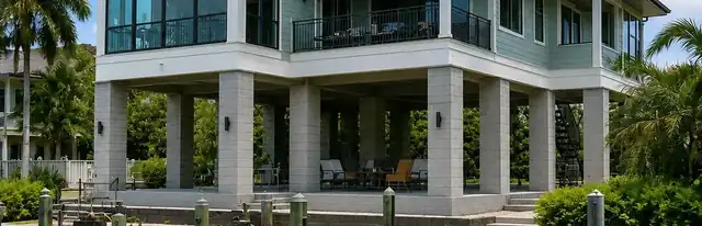 Waterfront homes in Madeira Beach, Florida served by SBR Construction