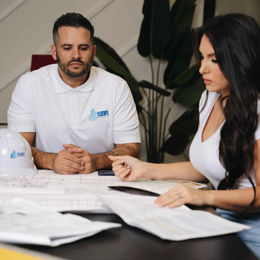 SBR Construction representative supporting a homeowner after move-in
